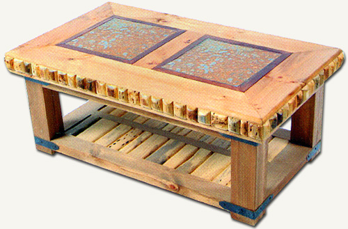 Nábytek z exotického dřeva: Originální odklídací stolek z kaktusového dřeva